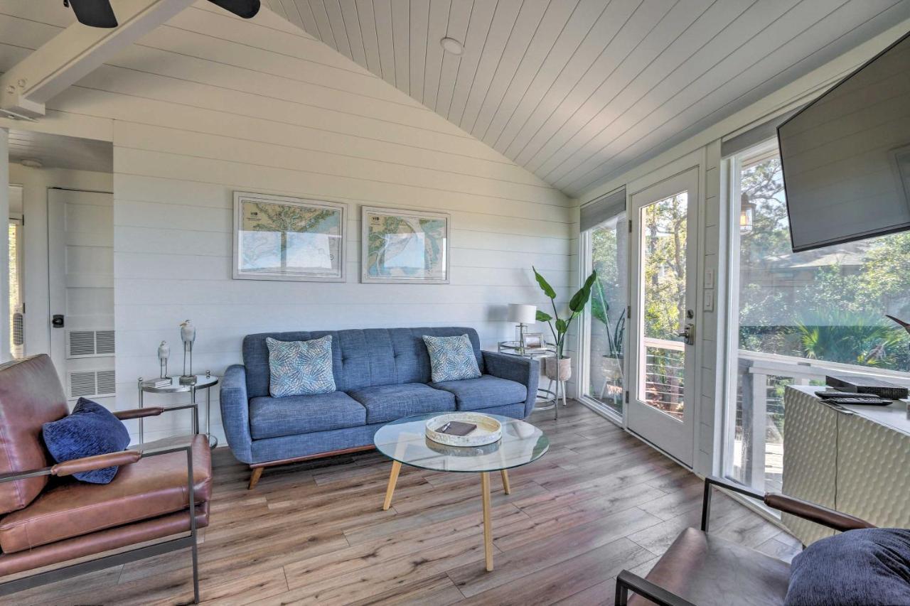 Luxe Treetop Escape With Fire Pit And Ocean Views! Hilton Head Island Exteriér fotografie