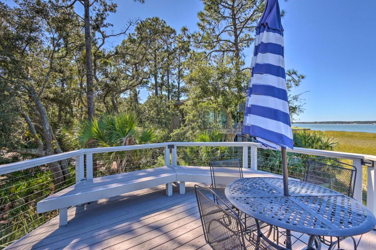 Luxe Treetop Escape With Fire Pit And Ocean Views! Hilton Head Island Exteriér fotografie