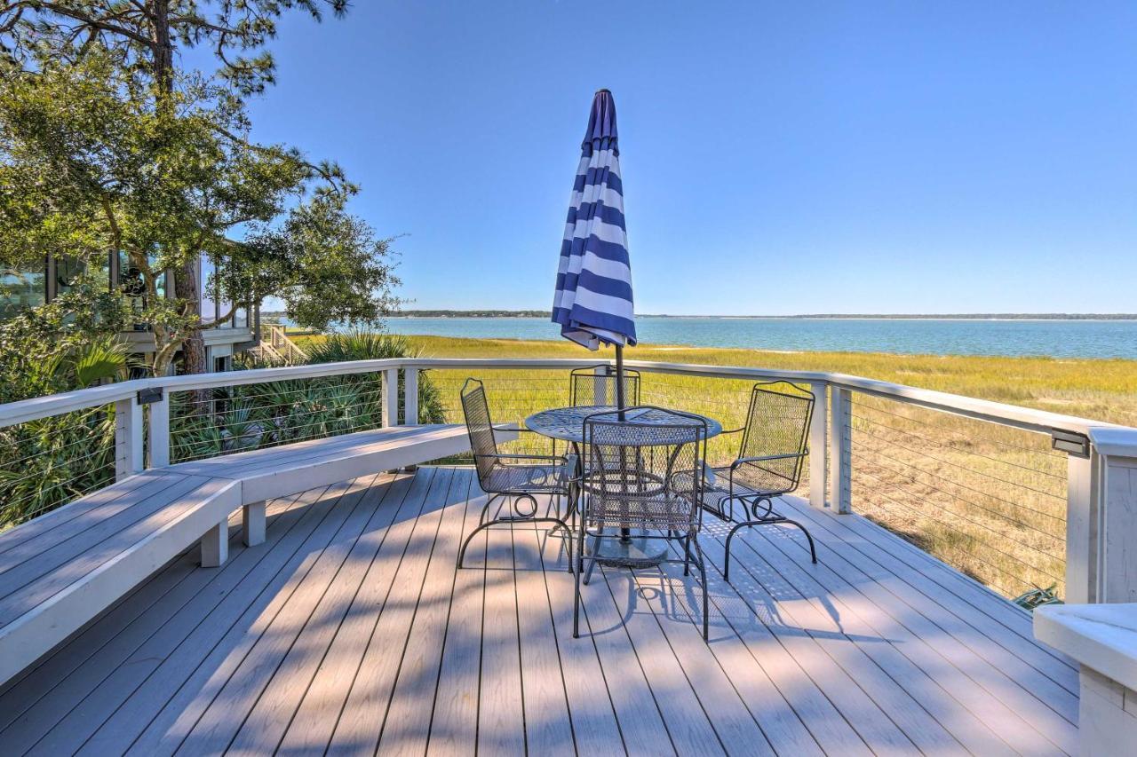 Luxe Treetop Escape With Fire Pit And Ocean Views! Hilton Head Island Exteriér fotografie